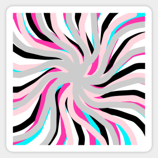 Geometric. vane.1. colorful. abstract. Sticker